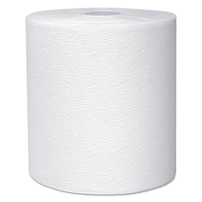View larger image of Hard Roll Paper Towels with Premium Absorbency Pockets, 1-Ply, 8" x 600 ft, 1.75" Core, White, 6 Rolls/Carton
