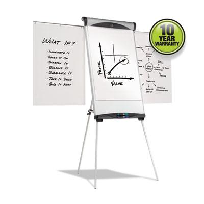View larger image of Euro Magnetic Presentation Easel, 27 x 39, White Surface, Silver Aluminum Frame