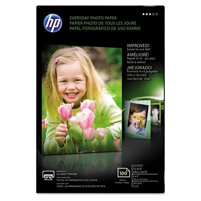 View larger image of Everyday Glossy Photo Paper, 8 mil, 4 x 6, Glossy White, 100/Pack