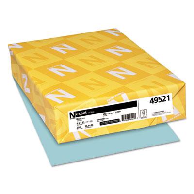 View larger image of Exact Index Card Stock, 110lb, 8.5 x 11, Blue, 250/Pack