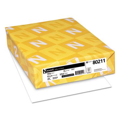 View larger image of Exact Vellum Bristol Cover Stock, 94 Bright, 67lb, 8.5 x 11, White, 250/Pack