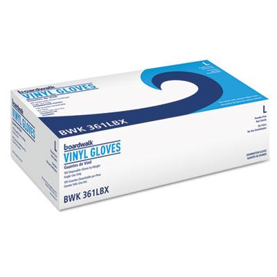 View larger image of Exam Vinyl Gloves, Powder/Latex-Free, 3 3/5 mil, Clear, Large, 100/Box