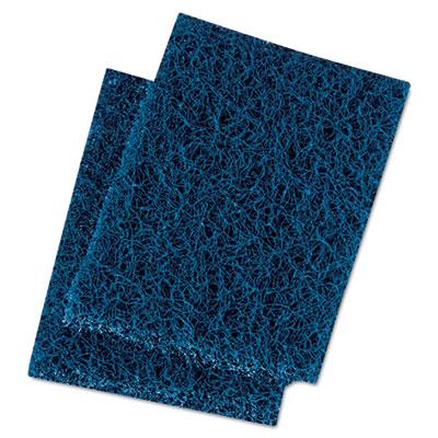 View larger image of Extra Heavy-Duty Scour Pad, 3 1/2 x 5, Blue/Gray, 20/Carton