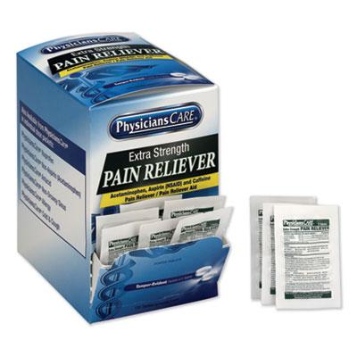 View larger image of Extra-Strength Pain Reliever, Two-Pack, 50 Packs/Box