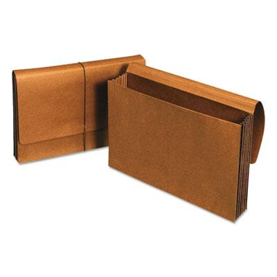 View larger image of Extra Wide Expanding Wallets, 5.25" Expansion, 1 Section, Legal Size, Redrope