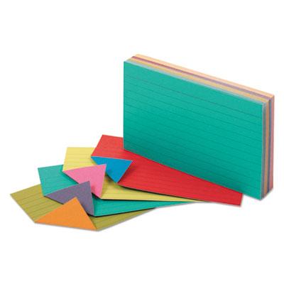View larger image of Extreme Index Cards, 3 x 5, Vivid Assorted, 100/Pack