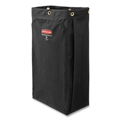 View larger image of Fabric Cleaning Cart Bag, 26 gal, 17.5" x 33", Black