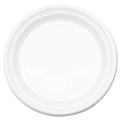 View larger image of Famous Service Plastic Dinnerware, Plate, 6" dia, WE, 125/Pack, 8 Packs/Carton