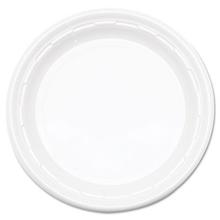 Famous Service Plastic Dinnerware, Plate, 6" dia, WE, 125/Pack, 8 Packs/Carton
