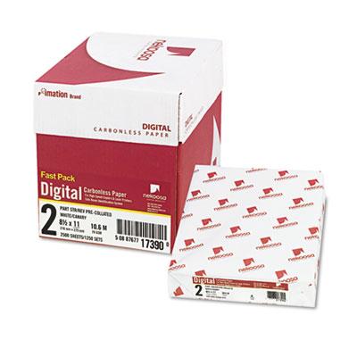View larger image of Fast Pack Digital Carbonless Paper, 2-Part, 8.5 x 11, White/Canary, 500 Sheets/Ream, 5 Reams/Carton