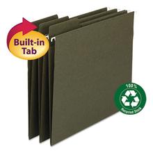FasTab Hanging Folders, Legal Size, 1/3-Cut Tabs, Standard Green, 20/Box