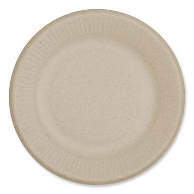 View larger image of Fiber Plates, Ripple Edge Plate, 6.1" Diameter, Natural, 1,000/Carton