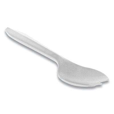 View larger image of Fieldware Cutlery, Spork, Mediumweight, White, 1,000/Carton