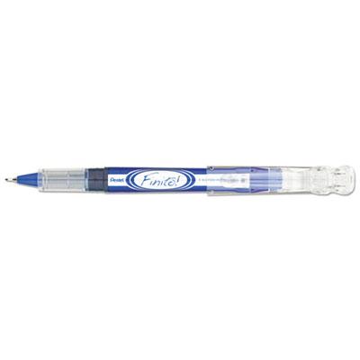 View larger image of Finito! Porous Point Pen, Stick, Extra-Fine 0.4 mm, Blue Ink, Blue/Silver/Clear Barrel