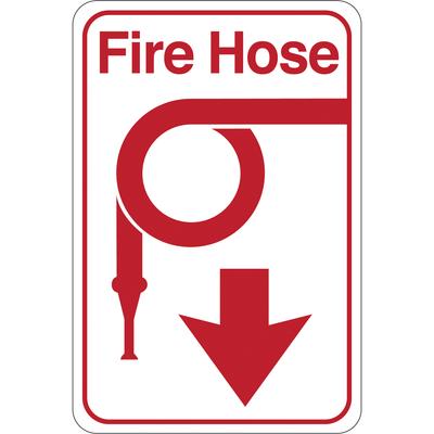 View larger image of "Fire Hose" 9 x 6" Facility Sign