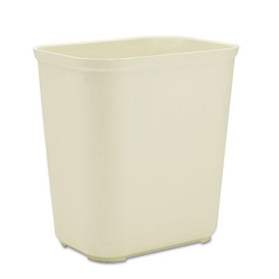 View larger image of Fiberglass Wastebasket, 7 gal, Fiberglass, Beige