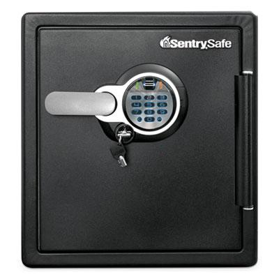 View larger image of Fire-Safe with Biometric and Keypad Access, 1.23 cu ft, 16.3w x 19.3d x 17.8h, Black