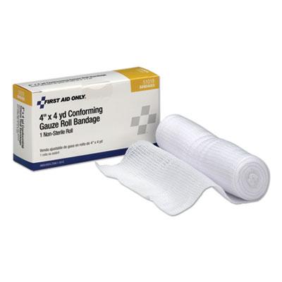 View larger image of First Aid Conforming Gauze Bandage, Non-Sterile, 4" Wide