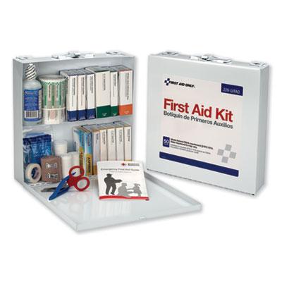 View larger image of First Aid Station for 50 People, 196-Pieces, OSHA Compliant, Metal Case