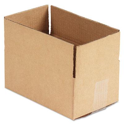 View larger image of Fixed-Depth Shipping Boxes, Regular Slotted Container (RSC), 10" x 6" x 4", Brown Kraft, 25/Bundle