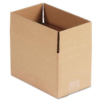 View larger image of Fixed-Depth Shipping Boxes, Regular Slotted Container (RSC), 10" x 6" x 6", Brown Kraft, 25/Bundle