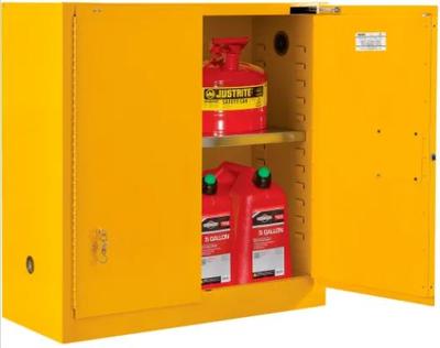 View larger image of Flammable Cabinet, Self Close Double Door, 30 Gallon, 43"Wx18"Dx44"H