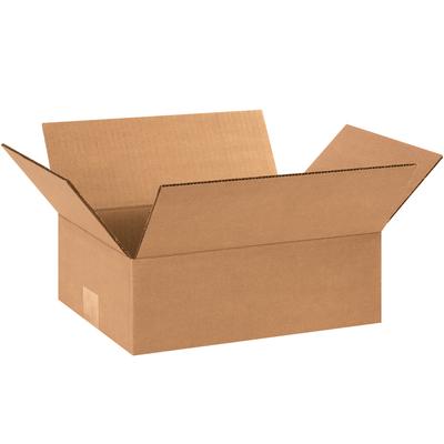 View larger image of 12 x 9 x 4" Flat Corrugated Boxes
