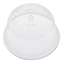 SoloServe Dome Cup Lids, Fits 5 oz to 8 oz Containers, Clear, 50/Pack 20 Packs/Carton
