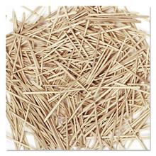 Flat Wood Toothpicks, Wood, Natural, 2,500/Pack