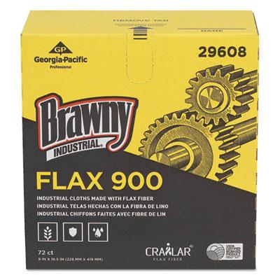 View larger image of FLAX 900 Heavy Duty Cloths, 9 x 16 1/2, White, 72/Box, 10 Box/Carton