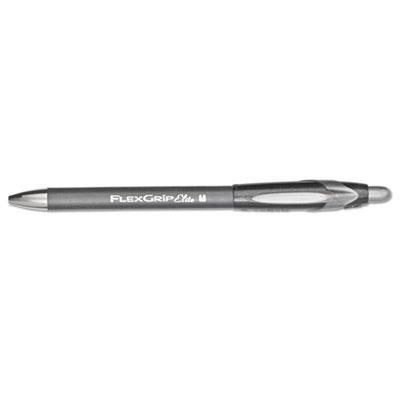 View larger image of FlexGrip Elite Retractable Ballpoint Pen, Medium 1mm, Black Ink/Barrel, Dozen
