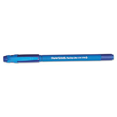 View larger image of FlexGrip Ultra Recycled Ballpoint Pen, Stick, Medium 1 mm, Blue Ink, Blue Barrel, Dozen