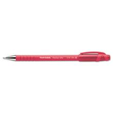 FlexGrip Ultra Recycled Ballpoint Pen, Stick, Medium 1 mm, Red Ink, Red Barrel, Dozen