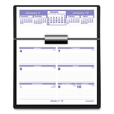 View larger image of Flip-A-Week Desk Calendar and Base, 7 x 5.5, White Sheets, 12-Month (Jan to Dec): 2024