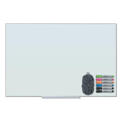 View larger image of Floating Glass Dry Erase Board, 47 x 35, White