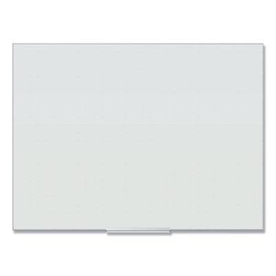 View larger image of Floating Glass Ghost Grid Dry Erase Board, 47 x 35, White