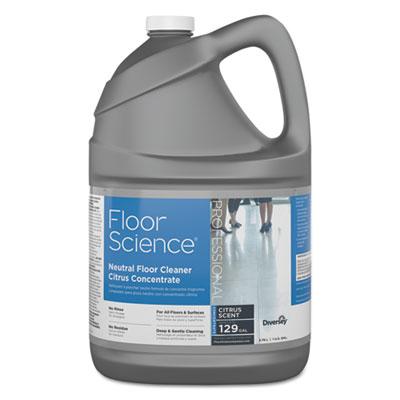 View larger image of Floor Science Neutral Floor Cleaner Concentrate, Citrus Scent, 1 gal, 4/Carton