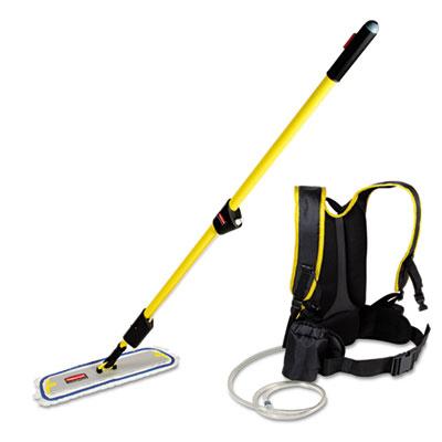 View larger image of Flow Finishing System, 56" Handle, 18" Mop Head, Yellow