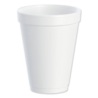 View larger image of Foam Drink Cups, 12oz, White, 25/Bag, 40 Bags/Carton