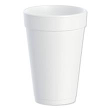 Foam Drink Cups, 16oz, White, 25/Bag, 40 Bags/Carton