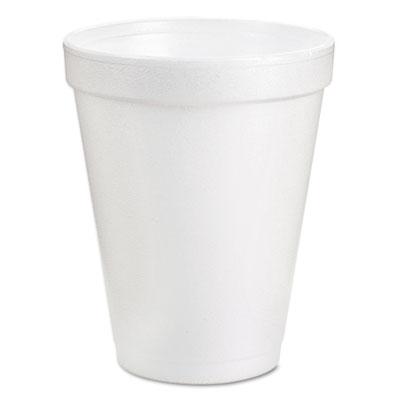 View larger image of Foam Drink Cups, 6oz, White, 25/Bag, 40 Bags/Carton