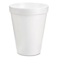Foam Drink Cups, 8oz, White, 25/Pack