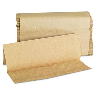 View larger image of Folded Paper Towels, Multifold, 9 x 9 9/20, Natural, 250 Towels/PK, 16 Packs/CT