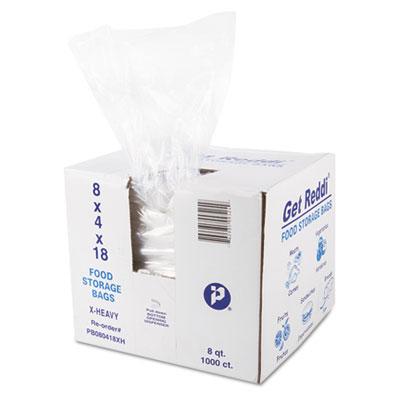 View larger image of Food and Utility Bags, 8 qt, 1.2 mil, 8" x 18", Clear, 1,000/Carton
