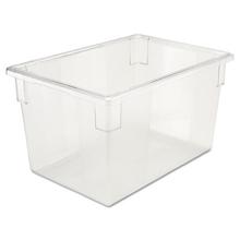 Food/Tote Boxes, 21.5 gal, 26 x 18 x 15, Clear, Plastic