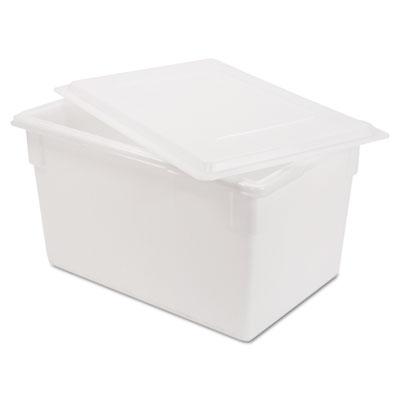 View larger image of Food/Tote Boxes, 21.5 gal, 26 x 18 x 15, White, Plastic