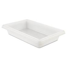 Food/Tote Boxes, 2 gal, 18 x 12 x 3.5, White, Plastic