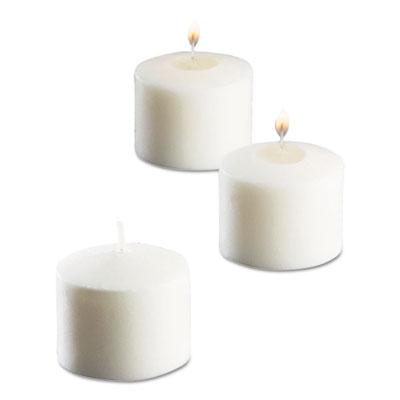 View larger image of Food Warmer Votive Candles, 10 Hour Burn, 1.46"d x 1.33'h, White, 288/Carton