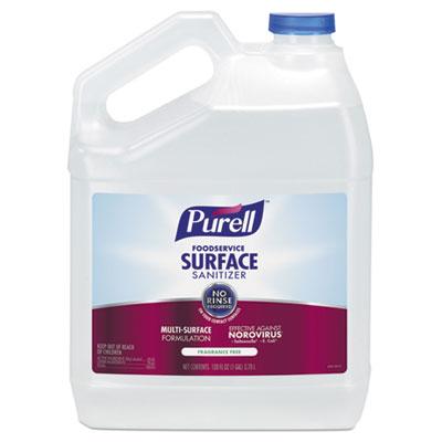 View larger image of Foodservice Surface Sanitizer, Fragrance Free, 1 gal Bottle, 4/Carton