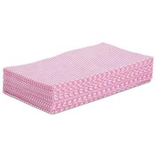 Foodservice Wipers, Pink/White, 12 x 21, 200/Carton